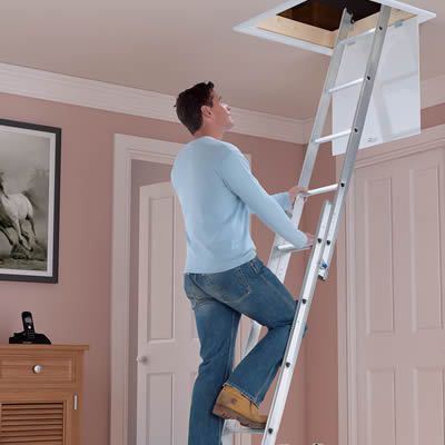 2 section loft ladder