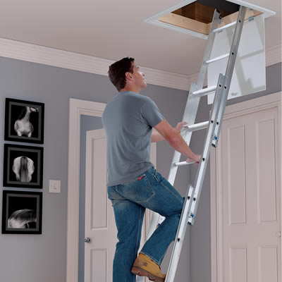 3 section loft ladder
